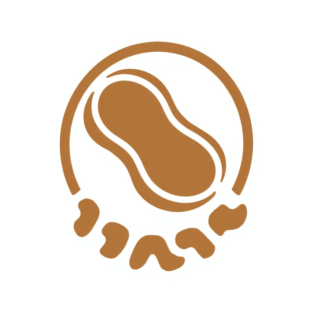 Форма арахиса, образованная крошечными орехами, расположенными в круг.