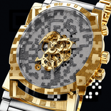 QR‑код с эстетикой сложного часового механизма