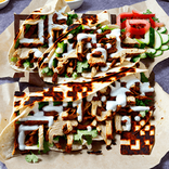 QR‑код со вкусной мясной шаурмой