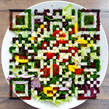 QR‑код в стиле фитнес‑салата