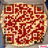 QR‑код в виде аппетитной пиццы