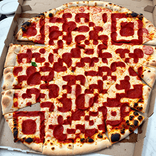 QR‑код в стиле морской пиццы