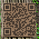 QR‑код, напоминающий мифическое дерево